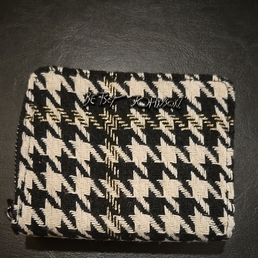 Betsey Johnson Houndstooth Wallet